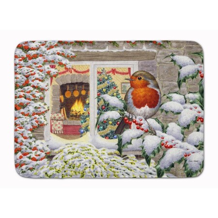 Carolines Treasures European Robin Machine Washable Memory Foam Mat ASA2199RUG